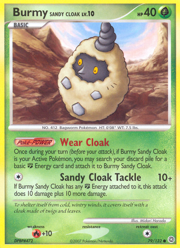 Pokemon | Burmy Sandy Cloak (79/132) [Diamond & Pearl: Secret Wonders] | The Nerd Merchant