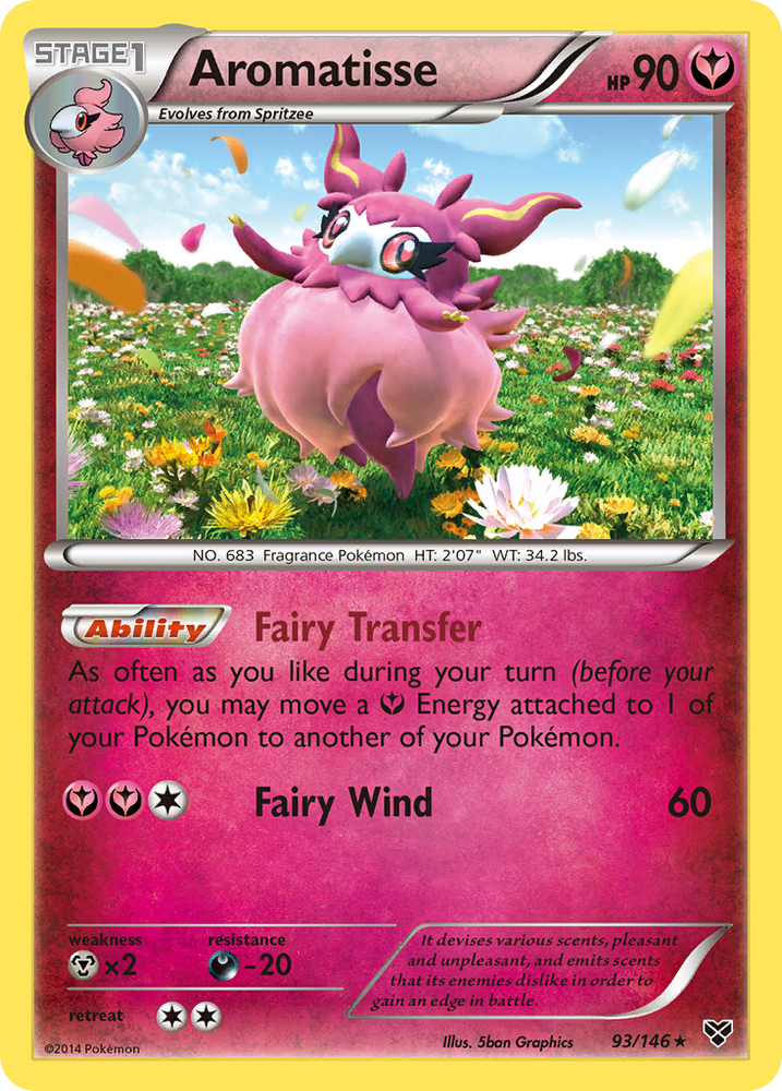 Pokemon | Aromatisse (93/146) [XY: Base Set] | The Nerd Merchant