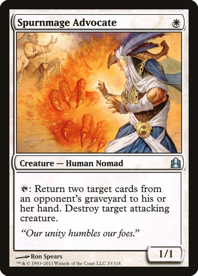 Magic | Spurnmage Advocate [Commander 2011] | The Nerd Merchant