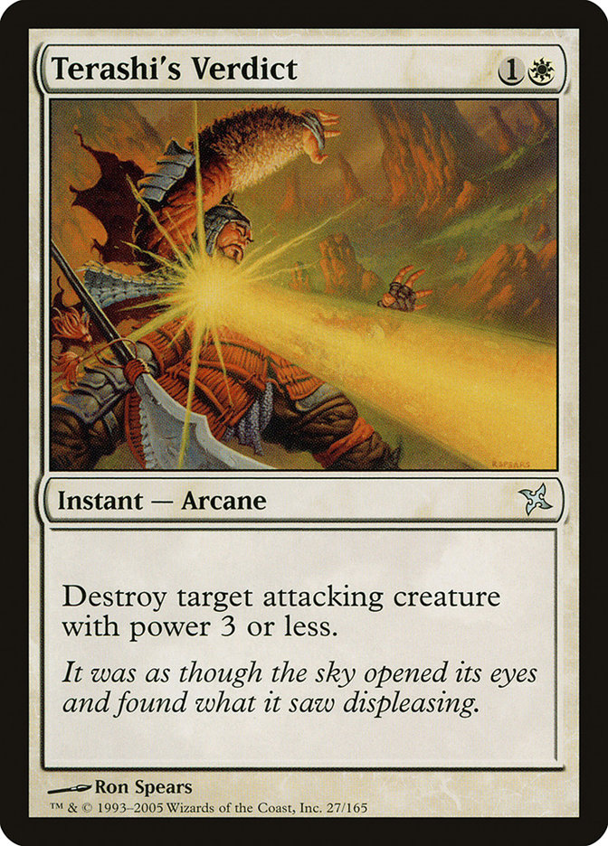Magic | Terashi's Verdict [Betrayers of Kamigawa] | The Nerd Merchant