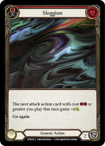 Flesh and Blood TCG | Sloggism (Red) [WTR221-C] (Welcome to Rathe)  Alpha Print Rainbow Foil | The Nerd Merchant
