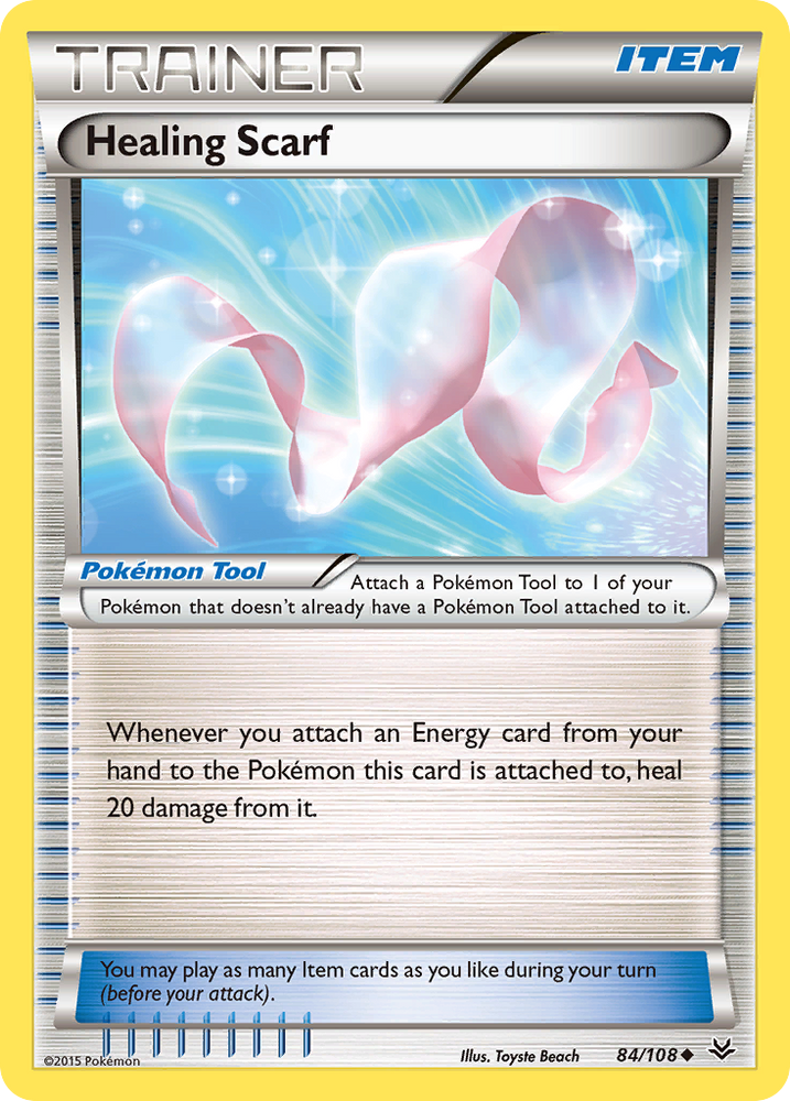 Pokemon | Healing Scarf (84/108) [XY: Roaring Skies] | The Nerd Merchant