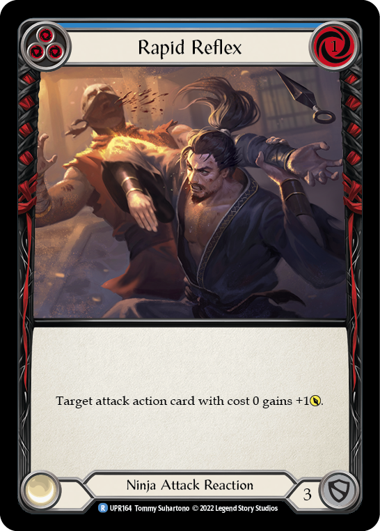 Flesh and Blood TCG | Rapid Reflex (Blue) [UPR164] (Uprising)  Rainbow Foil | The Nerd Merchant