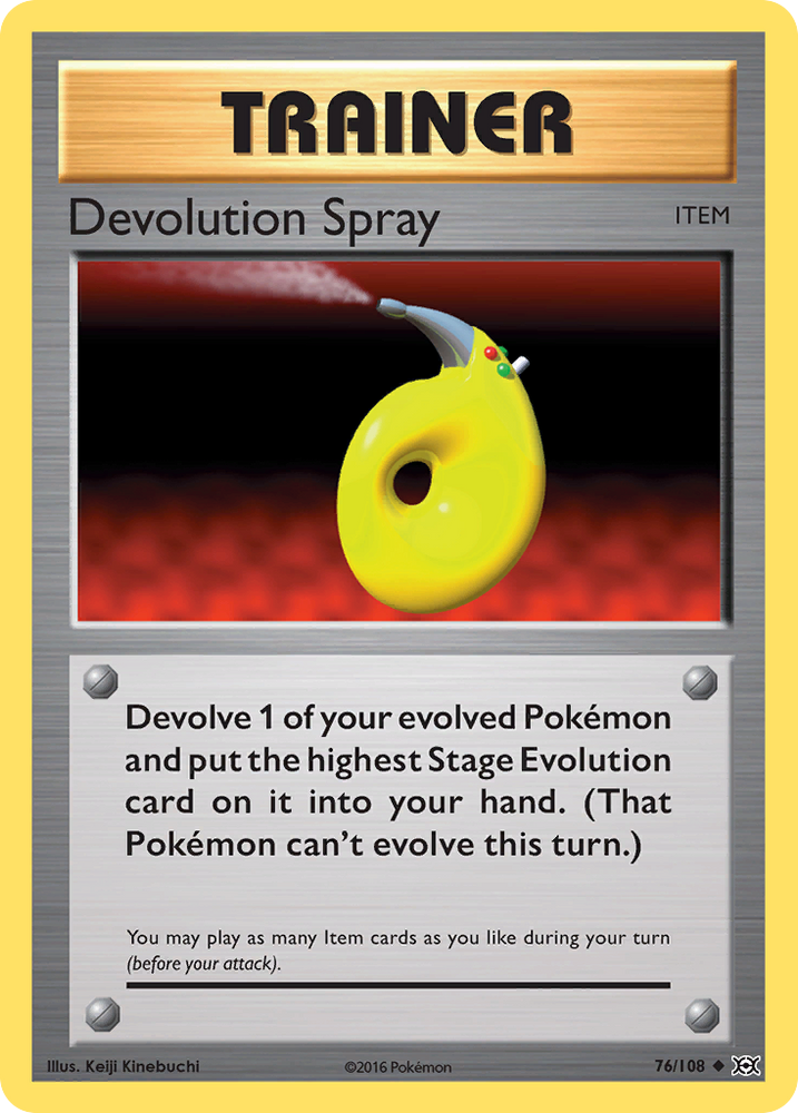 Pokemon | Devolution Spray (76/108) [XY: Evolutions] | The Nerd Merchant