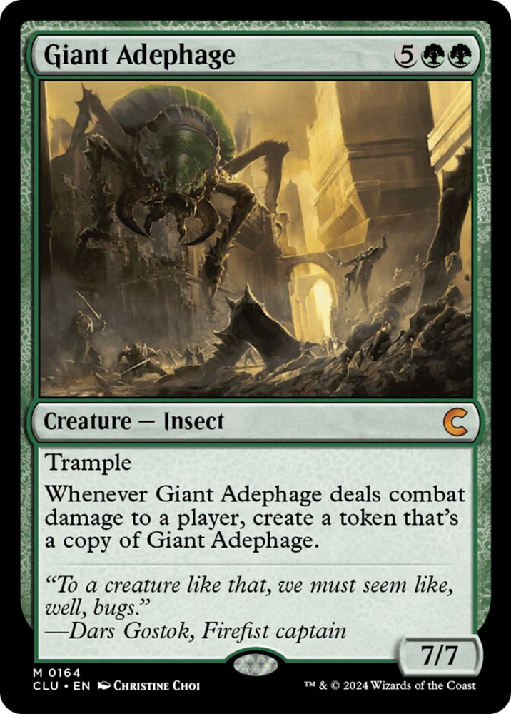 Magic | Giant Adephage [Ravnica: Clue Edition] | The Nerd Merchant
