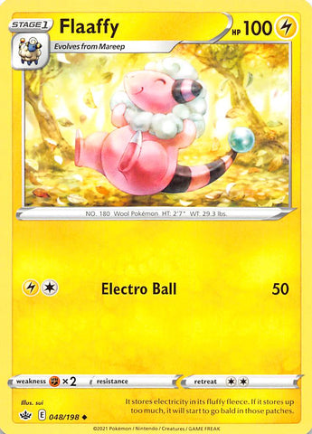 Pokemon | Flaaffy (048/198) [Sword & Shield: Chilling Reign] | The Nerd Merchant
