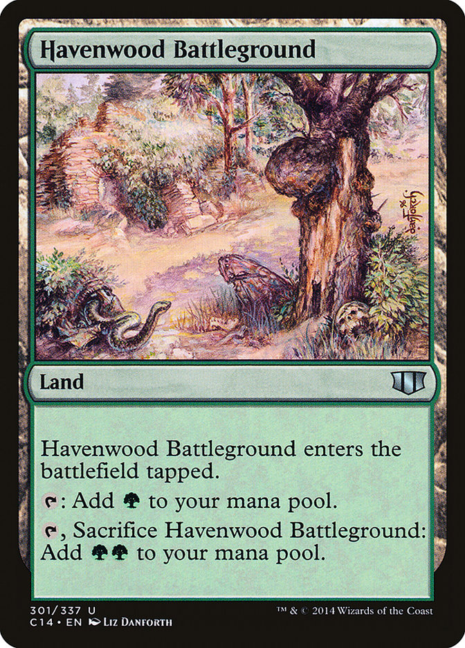 Magic | Havenwood Battleground [Commander 2014] | The Nerd Merchant