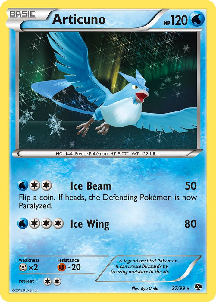 Pokemon | Articuno (27/99) (Blister Exclusive) [Black & White: Next Destinies] | The Nerd Merchant