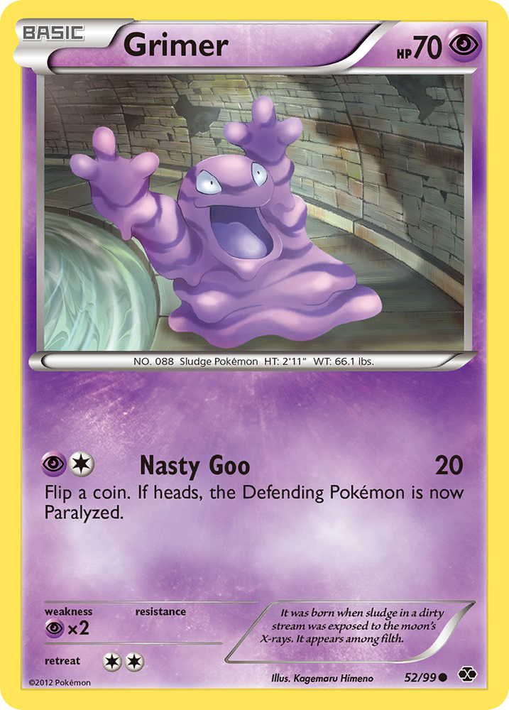 Pokemon | Grimer (52/99) [Black & White: Next Destinies] | The Nerd Merchant