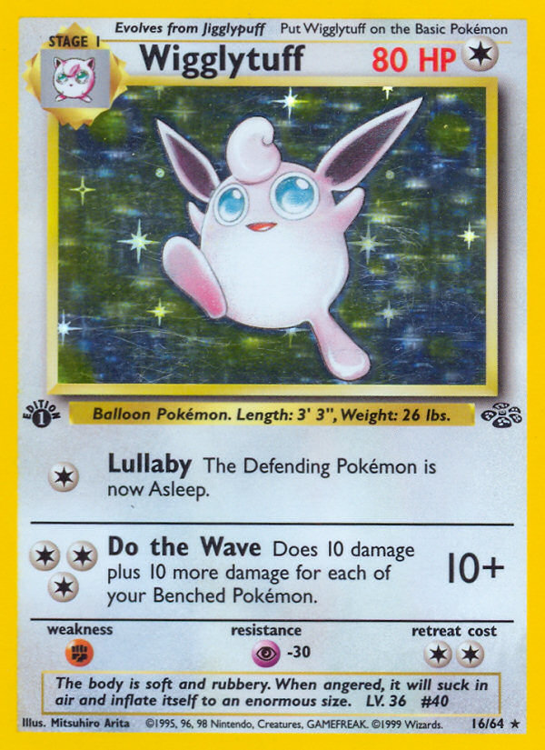 Pokemon | Wigglytuff (16/64) [Jungle 1st Edition] | The Nerd Merchant