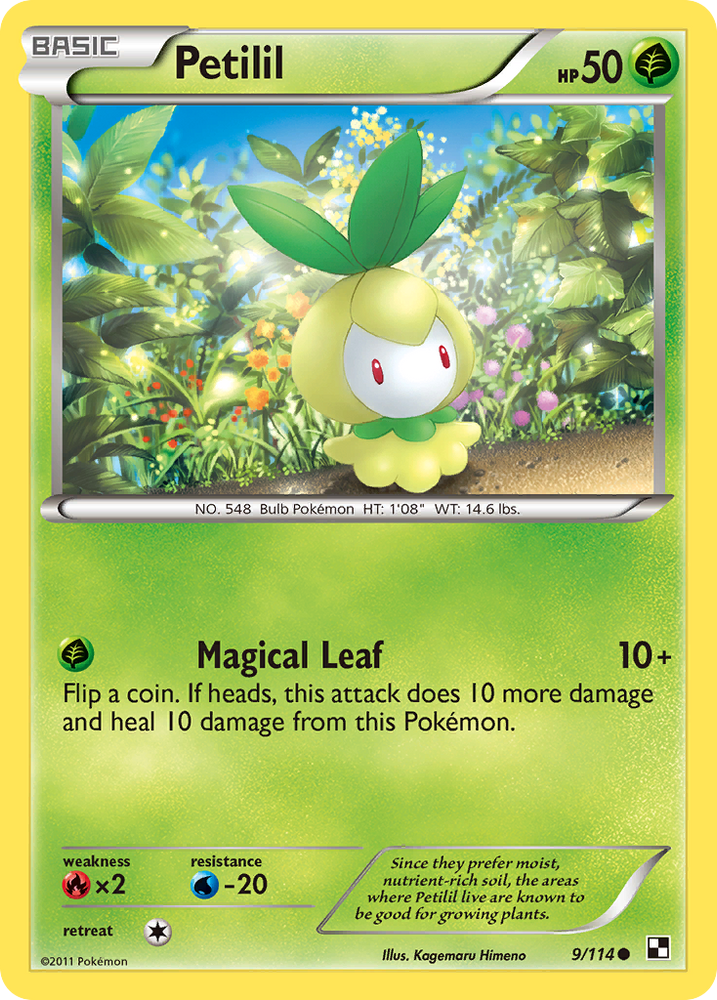 Pokemon | Petilil (9/114) [Black & White: Base Set] | The Nerd Merchant