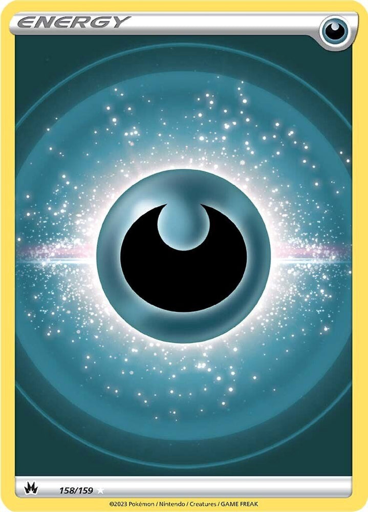 Pokemon | Darkness Energy (158/159) (Texture Full Art) [Sword & Shield: Crown Zenith] | The Nerd Merchant