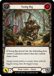 Flesh and Blood TCG | Swing Big [EVR002] (Everfest)  1st Edition Rainbow Foil | The Nerd Merchant