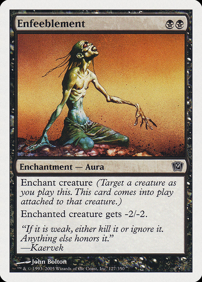 Magic | Enfeeblement [Ninth Edition] | The Nerd Merchant