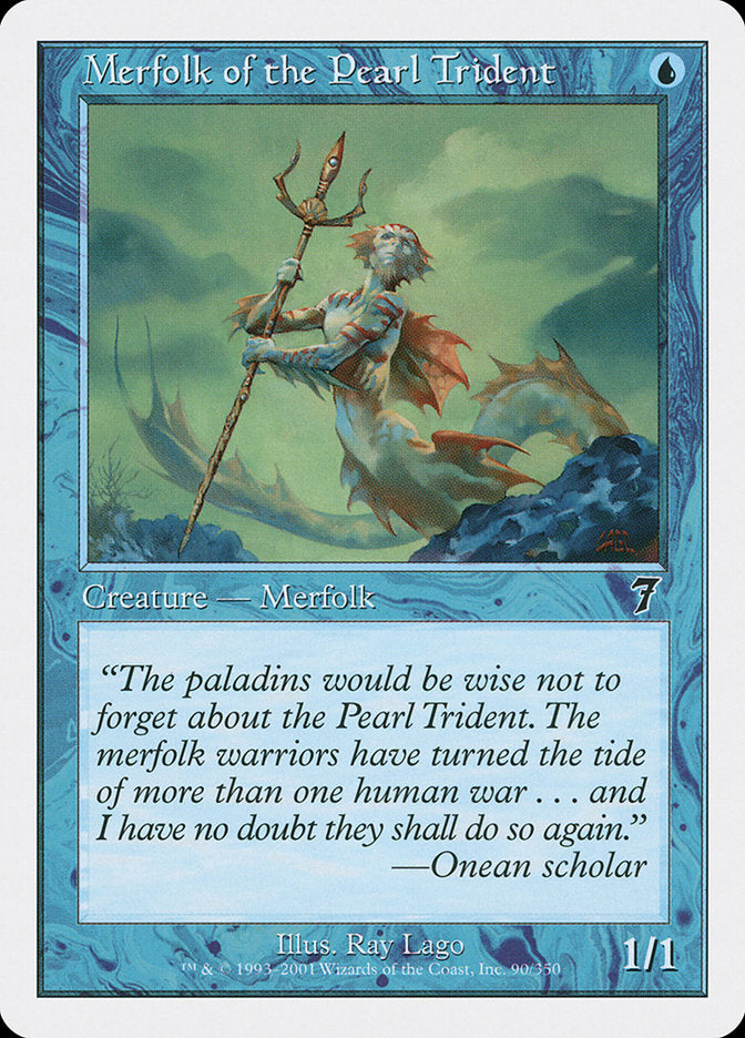 Magic | Merfolk of the Pearl Trident [Seventh Edition] | The Nerd Merchant
