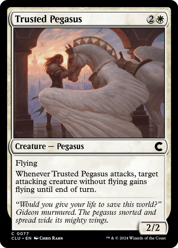 Magic | Trusted Pegasus [Ravnica: Clue Edition] | The Nerd Merchant