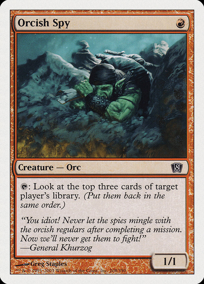 Magic | Orcish Spy [Eighth Edition] | The Nerd Merchant