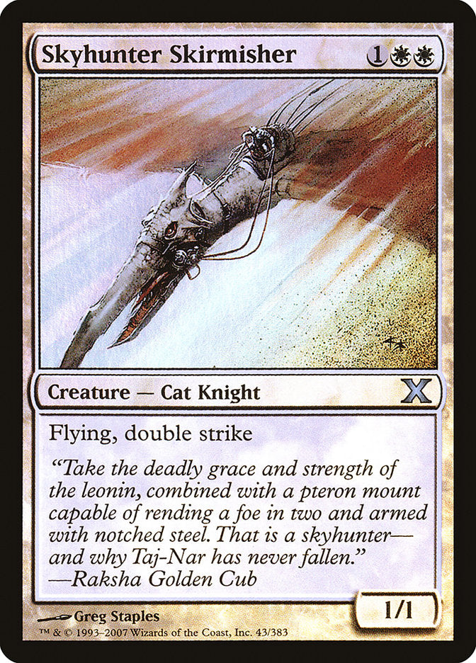 Magic | Skyhunter Skirmisher (Premium Foil) [Tenth Edition] | The Nerd Merchant