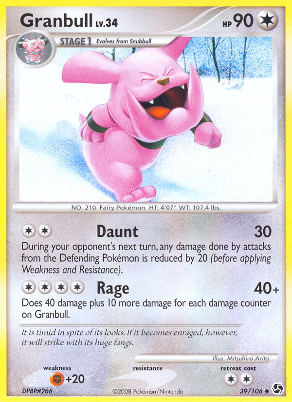 Pokemon | Granbull (39/106) [Diamond & Pearl: Great Encounters] | The Nerd Merchant