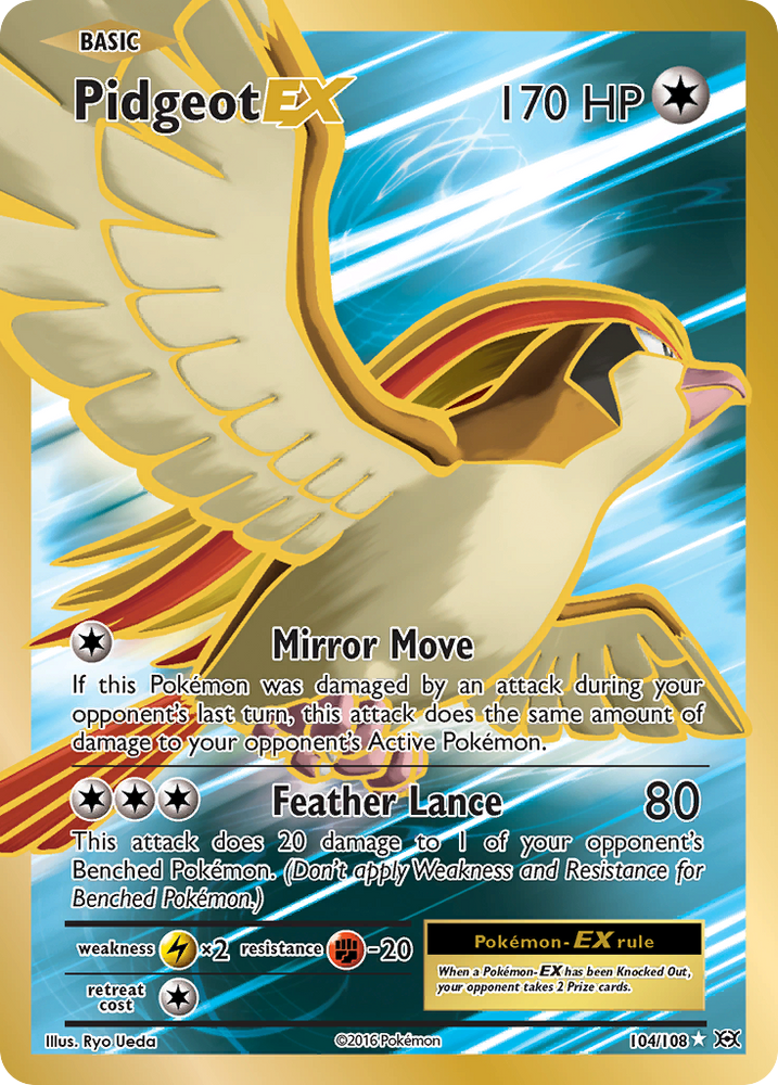 Pokemon | Pidgeot EX (104/108) [XY: Evolutions] | The Nerd Merchant