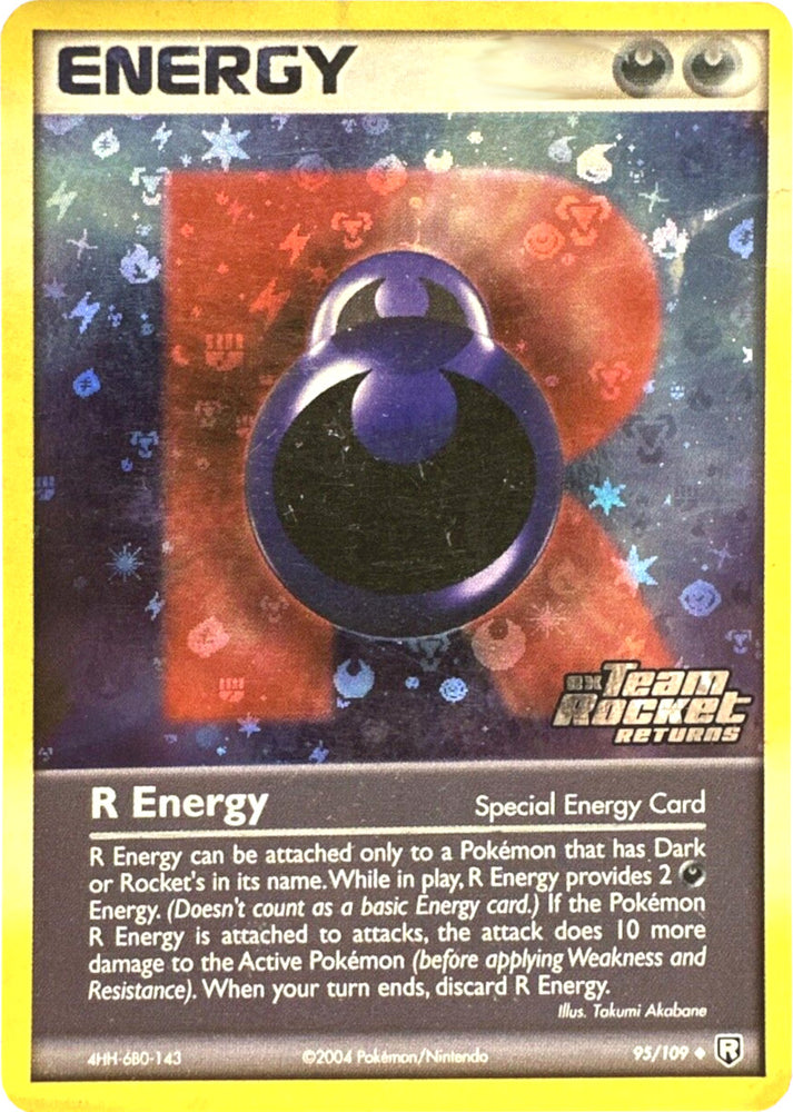Pokemon | R Energy (95/109) (Stamped) [EX: Team Rocket Returns] | The Nerd Merchant