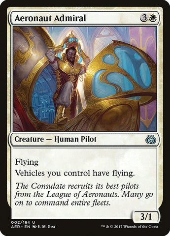 Magic | Aeronaut Admiral [Aether Revolt] | The Nerd Merchant