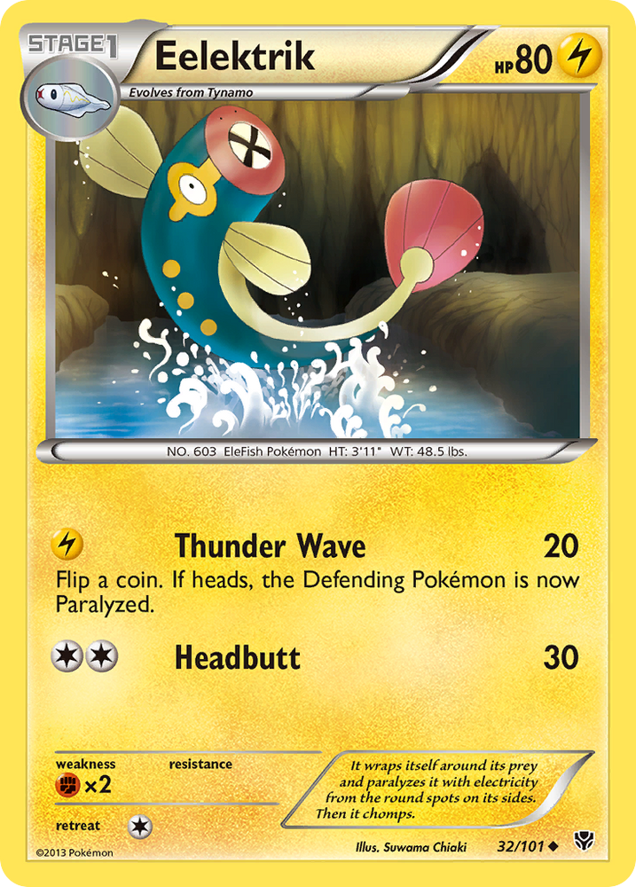 Pokemon | Eelektrik (32/101) [Black & White: Plasma Blast] | The Nerd Merchant