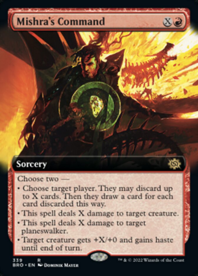 Magic | Mishra's Command (Extended Art) [The Brothers' War] | The Nerd Merchant