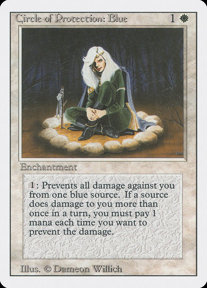 Magic | Circle of Protection: Blue [Revised Edition] | The Nerd Merchant