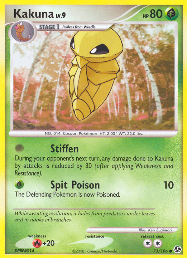 Pokemon | Kakuna (73/106) [Diamond & Pearl: Great Encounters] | The Nerd Merchant
