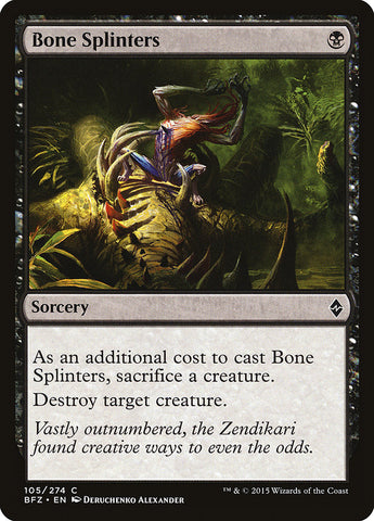 Magic | Bone Splinters [Battle for Zendikar] | The Nerd Merchant