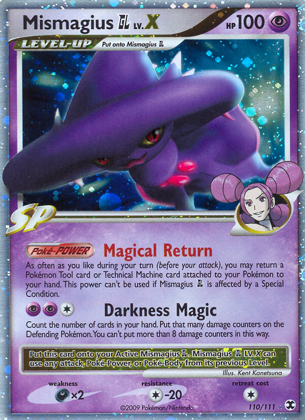Pokemon | Mismagius GL LV.X (110/111) [Platinum: Rising Rivals] | The Nerd Merchant