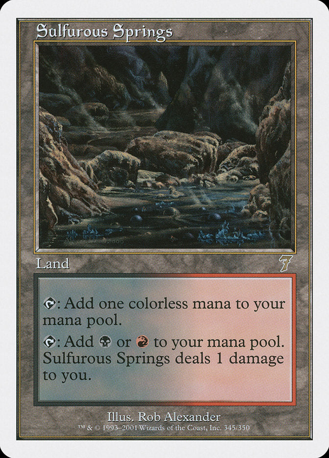 Magic | Sulfurous Springs [Seventh Edition] | The Nerd Merchant