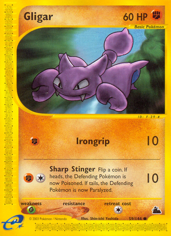 Pokemon | Gligar (59/144) [Skyridge] | The Nerd Merchant