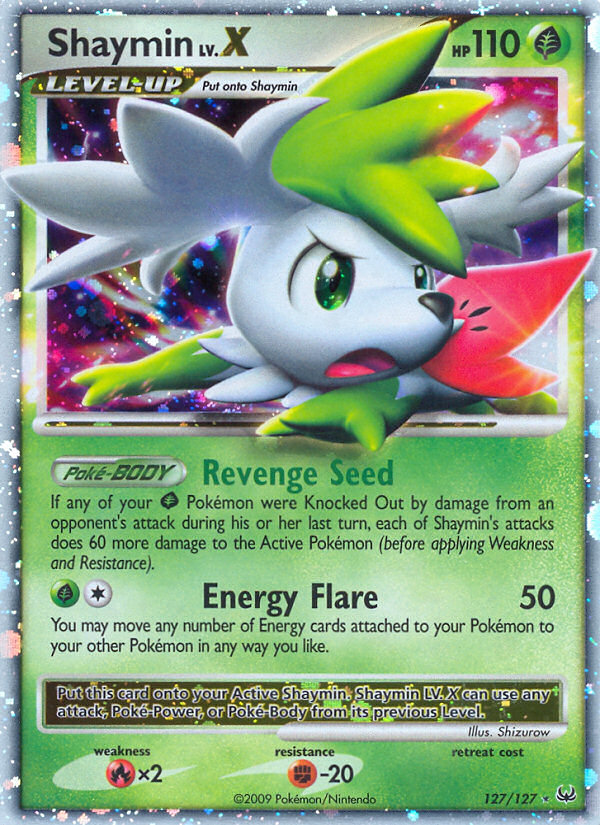 Pokemon | Shaymin LV.X (127/127) [Platinum: Base Set] | The Nerd Merchant