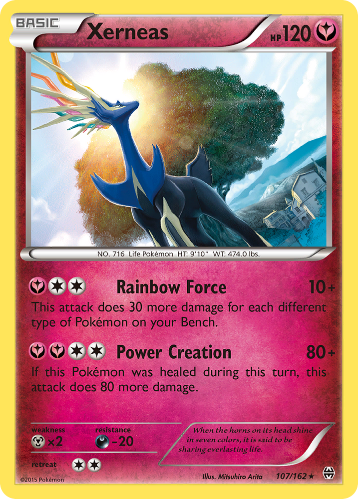 Pokemon | Xerneas (107/162) [XY: BREAKthrough] | The Nerd Merchant