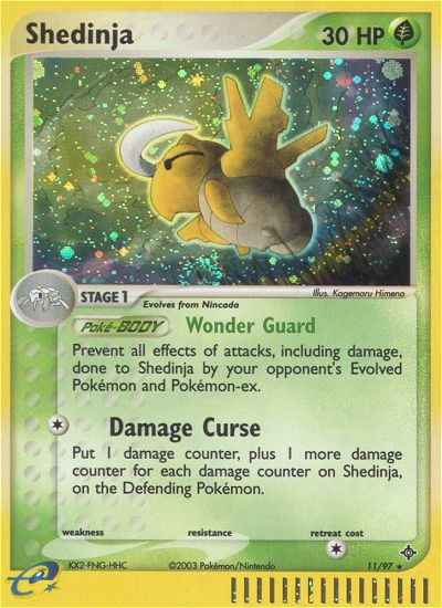 Pokemon | Shedinja (11/97) [EX: Dragon] | The Nerd Merchant
