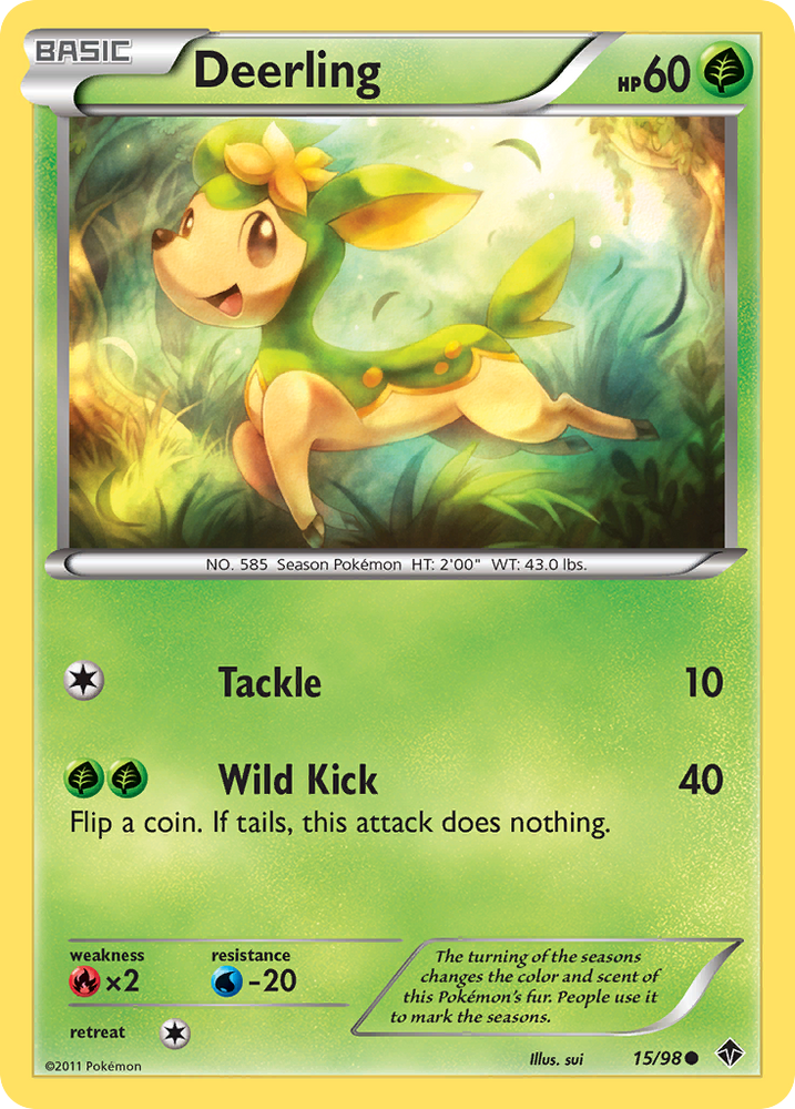 Pokemon | Deerling (15/98) [Black & White: Emerging Powers] | The Nerd Merchant