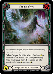 Flesh and Blood TCG | Fatigue Shot (Yellow) [EVR095] (Everfest)  1st Edition Rainbow Foil | The Nerd Merchant