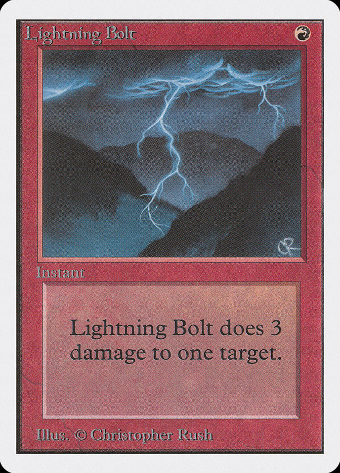 Magic | Lightning Bolt [Unlimited Edition] | The Nerd Merchant