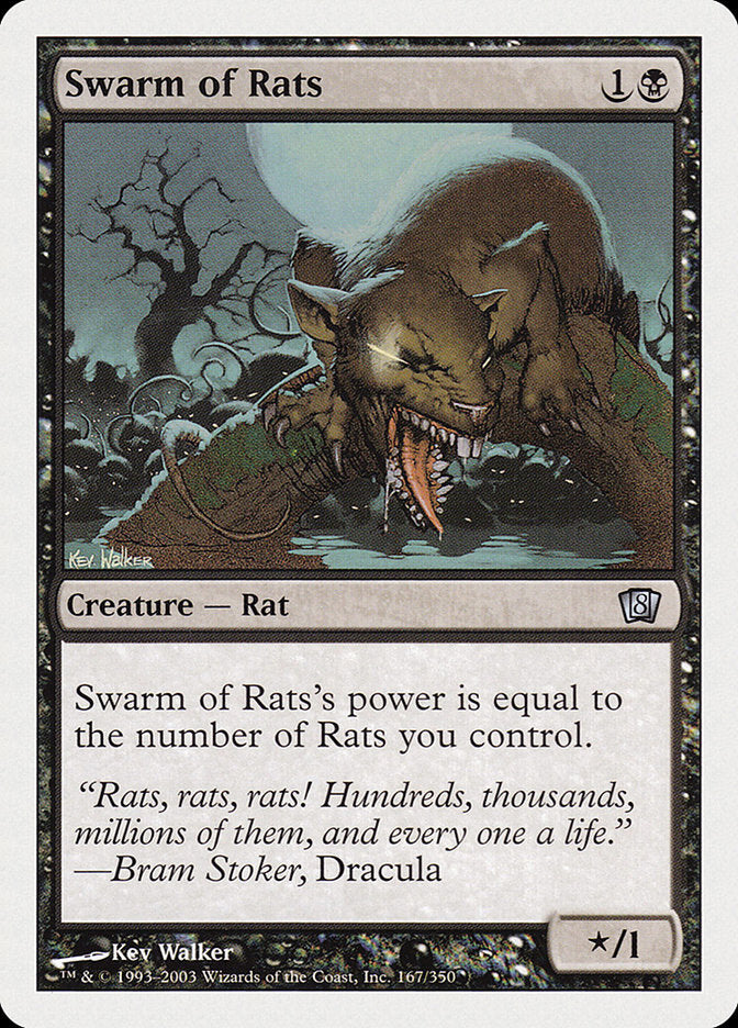 Magic | Swarm of Rats [Eighth Edition] | The Nerd Merchant