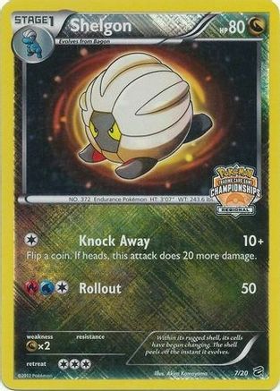 Pokemon | Shelgon (7/20) (Regional Championship) [Black & White: Dragon Vault] | The Nerd Mechant