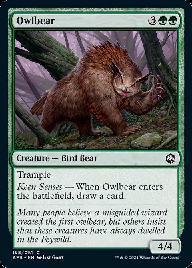 Magic | Owlbear [Dungeons & Dragons: Adventures in the Forgotten Realms] | The Nerd Merchant