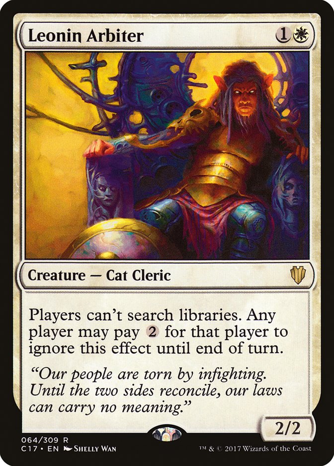 Magic | Leonin Arbiter [Commander 2017] | The Nerd Merchant