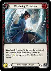 Flesh and Blood TCG | Whelming Gustwave (Red) [U-WTR110] (Welcome to Rathe Unlimited)  Unlimited Rainbow Foil | The Nerd Merchant