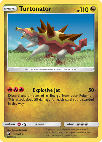 Pokemon | Turtonator (50/70) [Sun & Moon: Dragon Majesty] | The Nerd Merchant