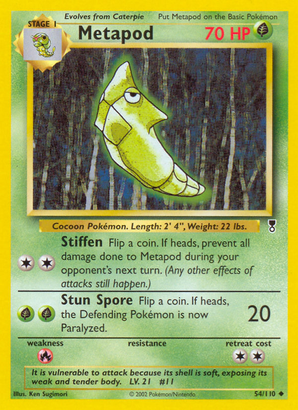 Pokemon | Metapod (54/110) [Legendary Collection] | The Nerd Merchant