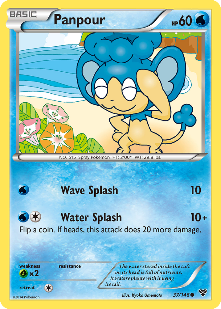 Pokemon | Panpour (37/146) [XY: Base Set] | The Nerd Merchant