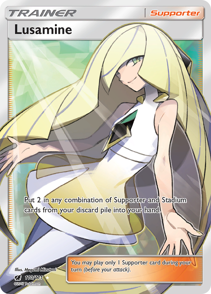Pokemon | Lusamine (110/111) [Sun & Moon: Crimson Invasion] | The Nerd Merchant