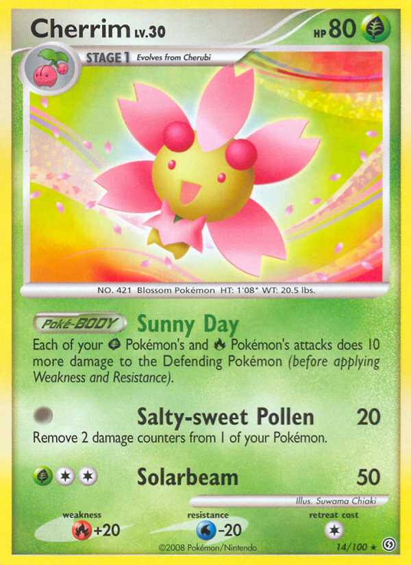 Pokemon | Cherrim (14/100) [Diamond & Pearl: Stormfront] | The Nerd Merchant